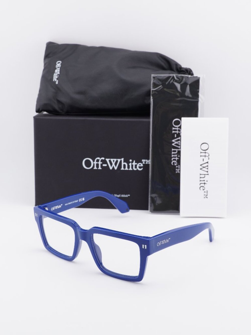 Off-White OERJ054 STYLE 54 4500 Square Eyeglasses 53mm - Blue